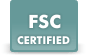 The Forest Stewardship Council insures products certified under the FSC system. Products certified by FSC assures confidence that you are not contributing to the destruction of the world’s forests.