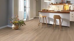 Boen Animoso Oak Engineered Flooring, White Pigmented, Matt Lacquered, 14x181x2200mm