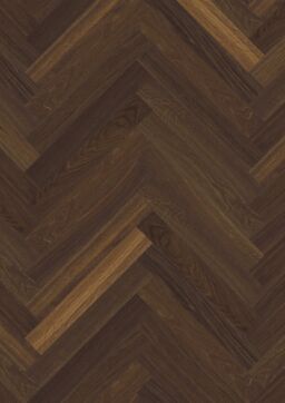 Boen Nature Smoked Oak Engineered 2 Layer Parquet Flooring, Oiled, 70x10x470mm