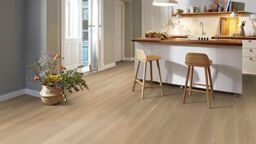 Boen Oak Andante Engineered Flooring, White, Live Natural Oiled, 138x3.5x14mm