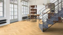 Boen Prestige Ash Parquet Flooring, Natural, Matt Lacquered, 70x10x470mm