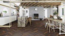 Boen Prestige Nature Smoked Oak Engineered 2 Layer Parquet Flooring, Matt Lacquered, 70x10x470mm