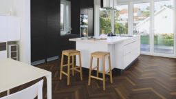 Boen Prestige Nature Smoked Oak Engineered 2 Layer Parquet Flooring, Oiled, 70x10x470mm