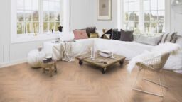 Boen Prestige Nature White Oak Engineered 2 Layer Parquet Flooring, Matt Lacquered, 70x10x470mm
