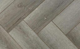 FirmFit Original Herringbone Old Grey Oak Luxury Vinyl Flooring, 123x5x615mm
