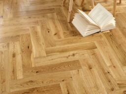 Evolve Mayfair, Engineered Oak Flooring, Herringbone, Natural UV Lacquered, 90x15x400mm