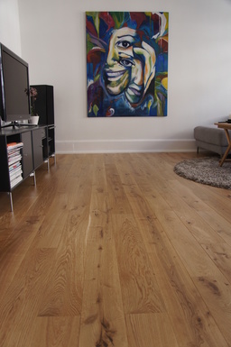 Junckers Solid Oak Wood Flooring, Silk Matt Lacquered, Variation, 140x20.5mm