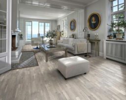 Kahrs Limestone Oak Engineered Wood Flooring, Lacquered, 200x15x2423mm