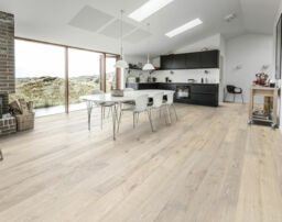 Kahrs Nouveau Blonde Oak Engineered 1-Strip Wood Flooring, Brushed, Matt Lacquered, 187x3.5x15mm