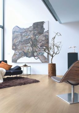 QuickStep ELIGNA Light Grey Varnished Oak Laminate Flooring 8mm