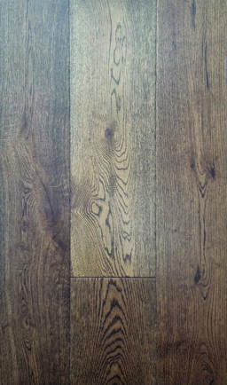 Tradition Classics Oak Engineered Flooring, Tumbled, Rustic, Dark Stained, Lacquered, 190x14x1900mm