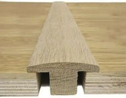 Traditions Solid Oak T-Shape Threshold, Unfinished, 20mm, 0.9m