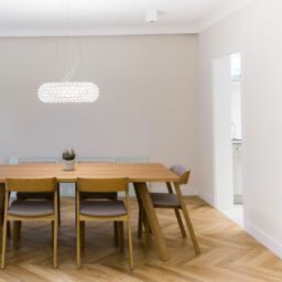 V4 Tundra Chevron, Natural Oak Engineered Flooring, Rustic, Brushed & UV Oiled, 90x9x610mm