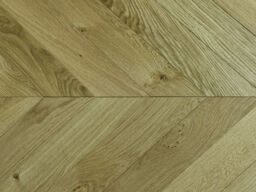 Xylo Natural Engineered Oak Flooring, Rustic, Chevron, Brushed & UV Oiled, 90x14x540mm