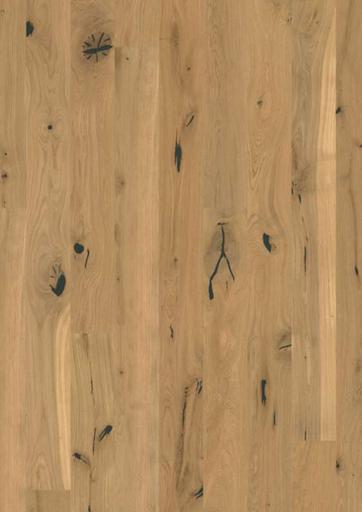 Boen Authentic Oak Plank Wood Flooring, Deep Brushed, Live Natural, 14x138x2200mm