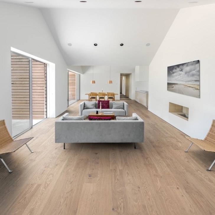 Kahrs Lux Coast Engineered Oak Flooring, Rustic, Brushed, Matt Lacquered, 187x3.5x15 mm