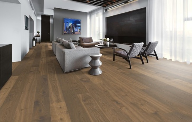 Kahrs Lux Terra Engineered Oak Flooring, Rustic, Brushed, Matt Lacquered, 187x3.5x15 mm