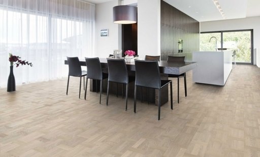 Kahrs Palazzo Bianco Oak Engineered Wood Flooring, Lacquered, 198.5x3.5x15 mm