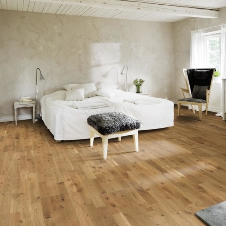 Kahrs Gotaland Boda Engineered Oak Flooring, Rustic, Brushed, Oiled, 196x3.5x15 mm
