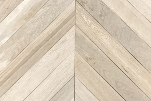 Tradition Classics Chevron Engineered Oak Flooring, Rustic, Unfinished, 90x15x530 mm