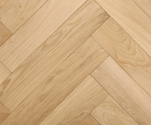 Tradition Classics Engineered Oak Parquet Flooring, Herringbone, Prime, Unfinished, 100x20x500 mm