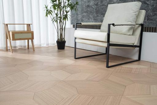 Tradition Select Engineered Oak Parquet Flooring, Brushed, UV Oiled, 184x15x320mm
