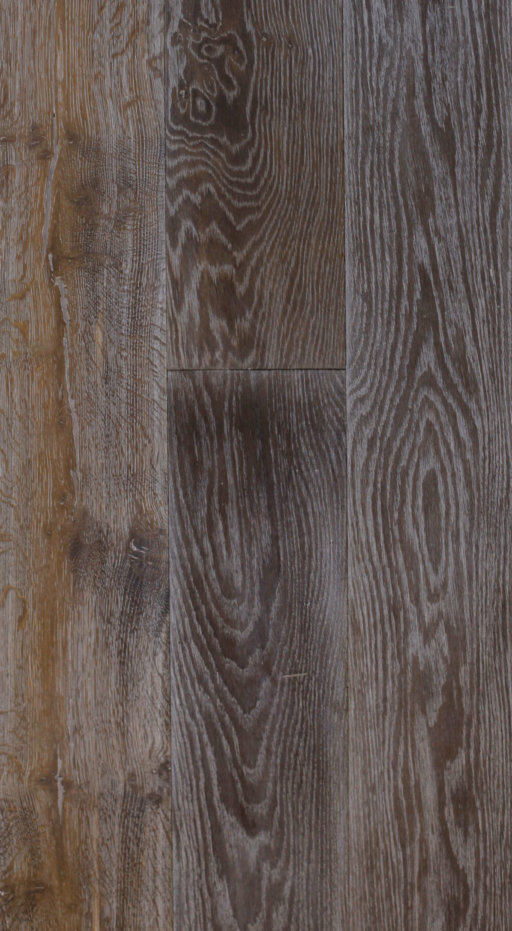 Tradition Classics Engineered Oak Flooring, Rustic, Double Smoked, Brushed & White Oiled, 190x21x1900 mm