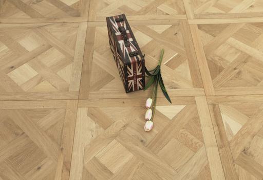 Tradition Select Engineered Walnut Parquet Flooring, Smoked, 580x20x580mm