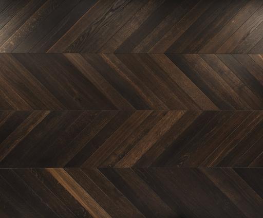 V4 Wood Flooring Smoked Chevron (Left), Engineered, 90mm x 10mm x 610mm
