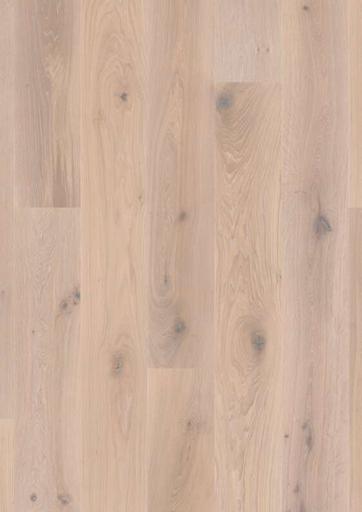 Boen White Nights Oak Plank Castle Wood Flooring, Deep Brushed, Live Natural, 14x209x2200mm