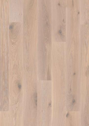 Boen White Nights Oak Plank Wood Flooring, Deep Brushed, Live Natural, 13.2x181x2200mm