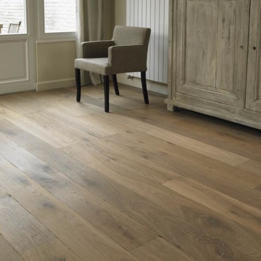 Tradition Classics Lorraine Engineered Oak Flooring, Smoked, Distressed, White Oiled, 15x189x1900 mm Image 1