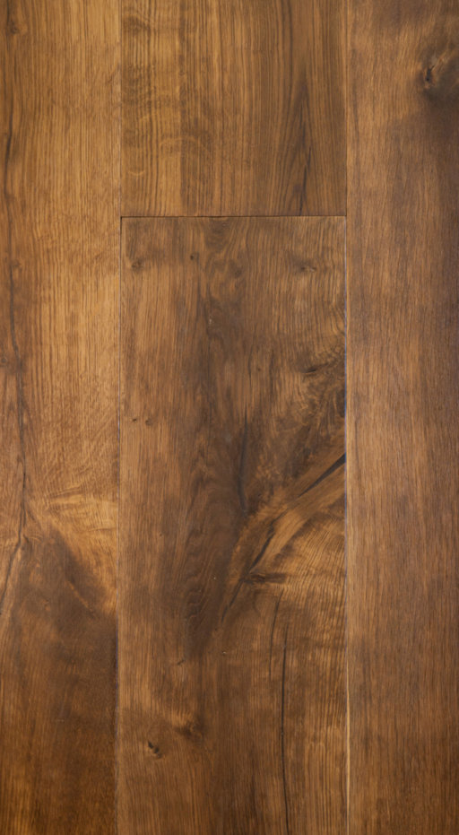 Tradition Classics Gevrey Antique Engineered Oak Flooring, Smoked, Brushed, Oiled, 14x190x1900mm Image 1