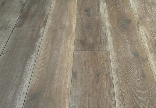Tradition Select Engineered Oak Flooring, Smoked, Brushed, White Oiled, 240x20x1900mm
