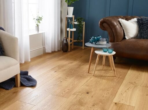 Blanko Budget Huelva, Engineered Oak Flooring, Natural Brushed & Lacquered, 220x15x1900mm Image 3