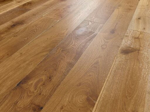 Blanko Budget Montilla, Engineered Oak Flooring, Golden, Handscraped & Lacquered, 190x15x1900mm