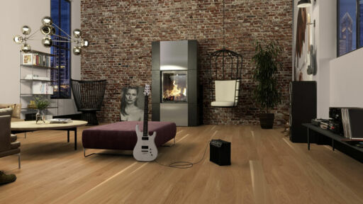 Boen Andante Oak Engineered Flooring, Matt Lacquered, 138x14x2200mm Image 2