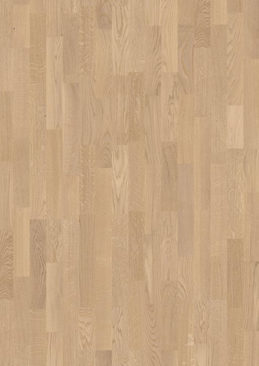 Boen Andante Oak White Engineered 3-Strip Flooring, Live Natural Oiled, 215x14x2200 mm