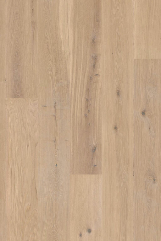 Boen Animoso Oak Engineered Flooring, White, Brushed, Oiled, 14x209x2200mm Image 1