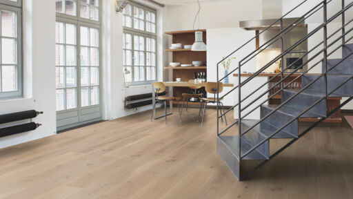 Boen Animoso Oak Engineered Flooring, White, Matt Lacquered, 209x3x14mm Image 2