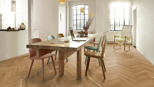 Boen Basic Oak 2 Layer Parquet Flooring, Oiled, 70x10x470mm Image 2