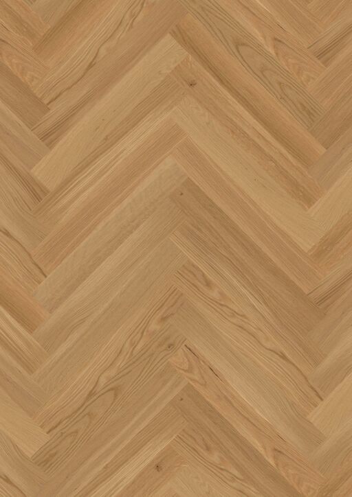 Boen Nature Oak Engineered 2 Layer Parquet Flooring, Matt Lacquer, 70x10x470mm Image 1