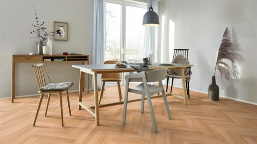 Boen Prestige Beech Parquet Flooring, Natural, Oiled, 70x10x470mm