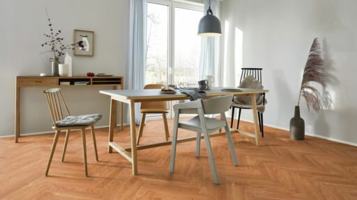 Boen Prestige American Cherry Parquet Flooring, Natural, Matt Lacquered, 70x10x470mm Image 2