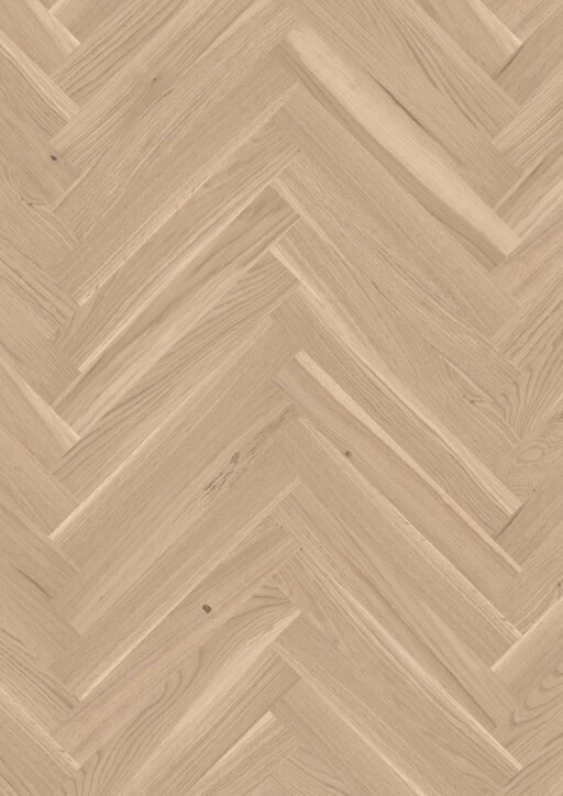 Boen Prestige Transparent White Structure Oak Engineered 2 Layer Parquet Flooring, Oiled, 70x10x470mm