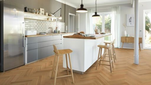 Boen Select Oak Engineered 2 Layer Parquet Flooring, Matt Lacquer, 70x10x470mm