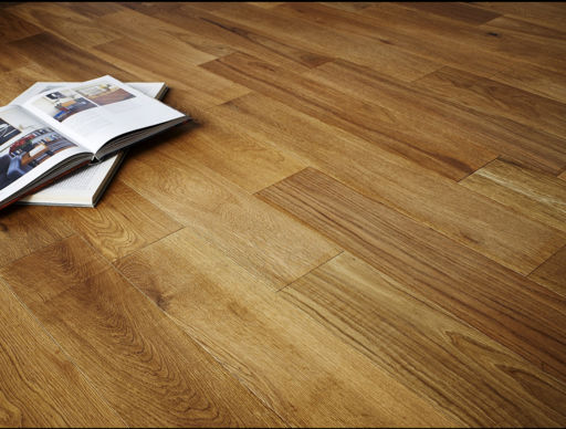 Chene Engineered Oak Flooring, Brushed and Oiled, 125x3x14 mm