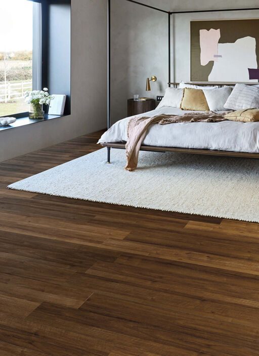 Chene Engineered Oak Flooring, Smoked Brushed & UV Lacquered, 150x18xRLmm