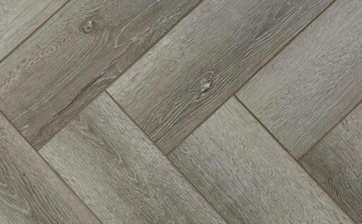 FirmFit Original Herringbone Old Grey Oak Luxury Vinyl Flooring, 123x5x615mm