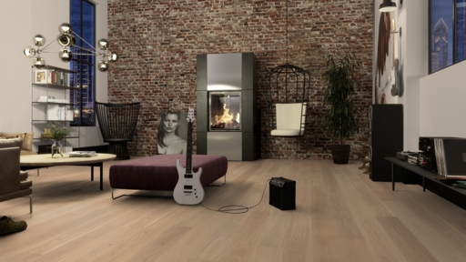 Boen Oak Andante Engineered Flooring, Live Pure Lacquered, 14x181x2200mm Image 3
